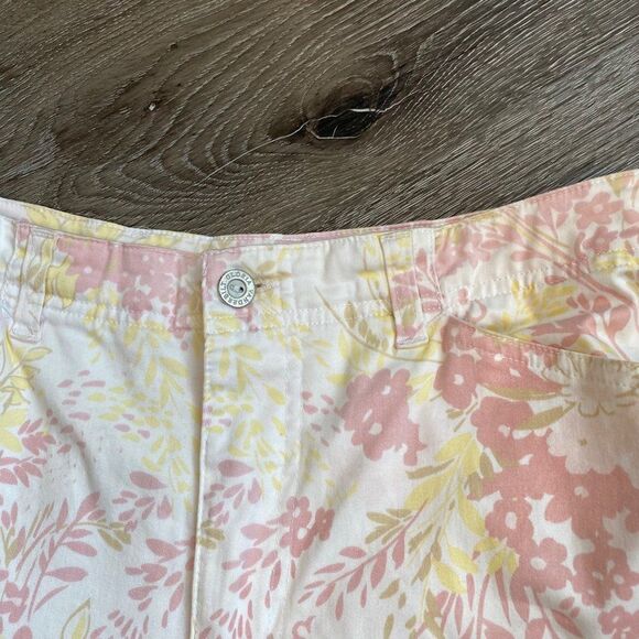 Gloria Vanderbilt Pastel Floral Grandma Core Capris SZ 12 90’s - Picture 4 of 14